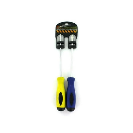 

2 Pack slotted and phillips screwdriver set - Pack of 96