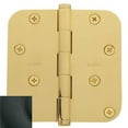 thumbnail image 6 of Baldwin 1140031I 4 x 4 in. Radius Mortise Corner Hinge&#44; Unlacquered Bright Brass, 6 of 7