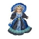 thumbnail image 2 of Ounissouiy Muñeca femenina de porcelana victoriana hecha a mano, expresiones faciales detalladas, artículos coleccionables, materiales Decoración del hogar azul, 2 of 6