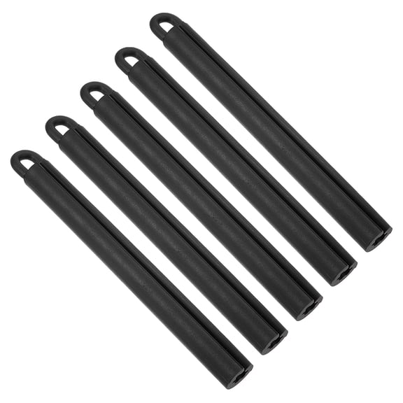 7.5" Pool Cue Hanger Snooker Billiard Table Cue Stick Rod Sleeve Hanging Tool Accessory, Black, 5 Pack