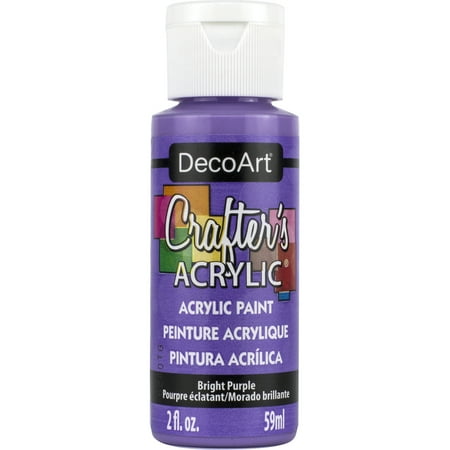 UPC: 0766218032119 | DecoArt Crafter s Acrylic Paint 2 oz. Bright Purple