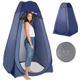 thumbnail image 1 of Tente d'Intimité Instantanée Bleue avec Fenêtres Zippées, Tissu Polyester 190T Anti-Soleil, Pochette de Rangement Intérieure et Sangle de Suspension pour Vêtements - Idéale pour la Douche Extérieure, le Vestiaire, l'Abri de Toilette avec, 1 of 6