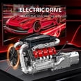 thumbnail image 5 of SNOWEAGLE V8 Engine Building Blocks Sets, V8 Engine Model kit That Run, Build Your Own STEM Model Engine, Physical Science Experiment Model, Best STEM Toy Gifts for Kids/Adult(1169+PCS), 5 of 9