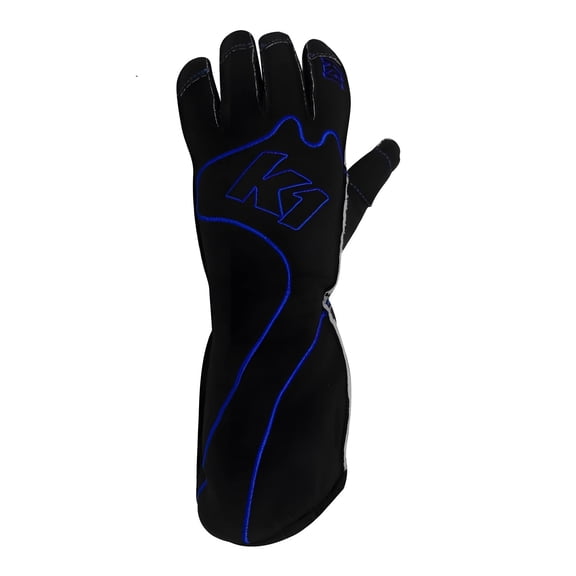 K1 Racegear Gloves Karting Adult RS1 X-Large Black/Blue