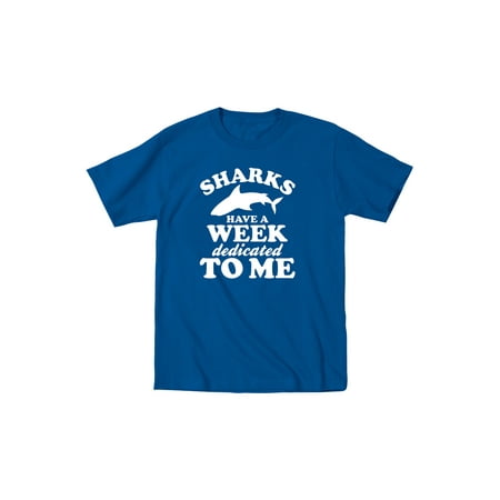 Funny To A Me Sharks Have Message Instant Week Toddler T Dedicated RwqTW8
