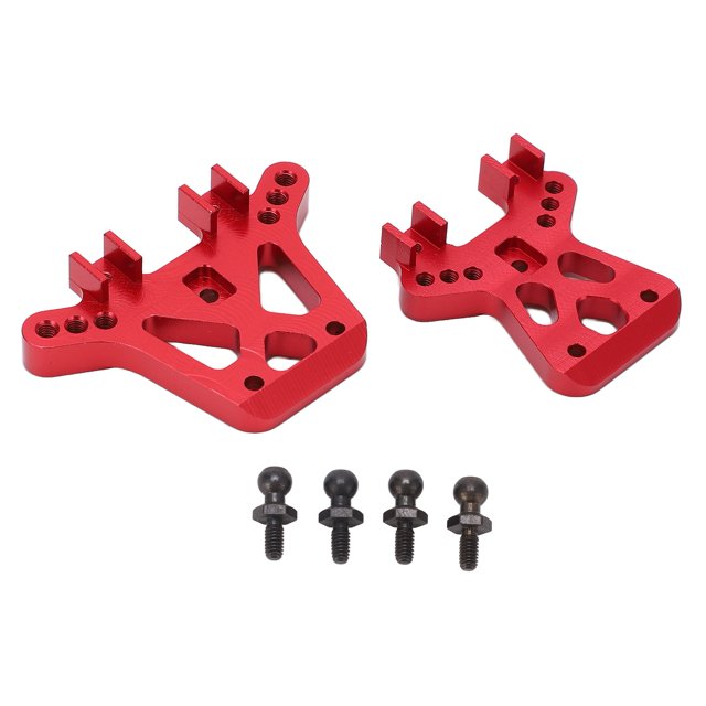 Torre de choque delantera y trasera de Aleación de aluminio brillar para Traxxas LaTrax Teton 1/18 Rojo