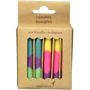 Papyrus Eco-Friendly Birthday Candles, Tie Dye (12-Count)