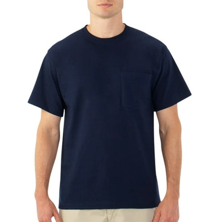 Men's Platinum Eversoft Short Sleeve Pocket T-Shirt, up to Size 4XL ...