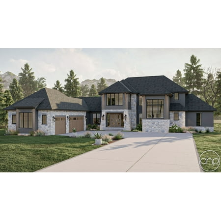 Advanced House Plans: Builder Ready Blueprints | Camelback Ranch 30289 | 1.5 Story Plan