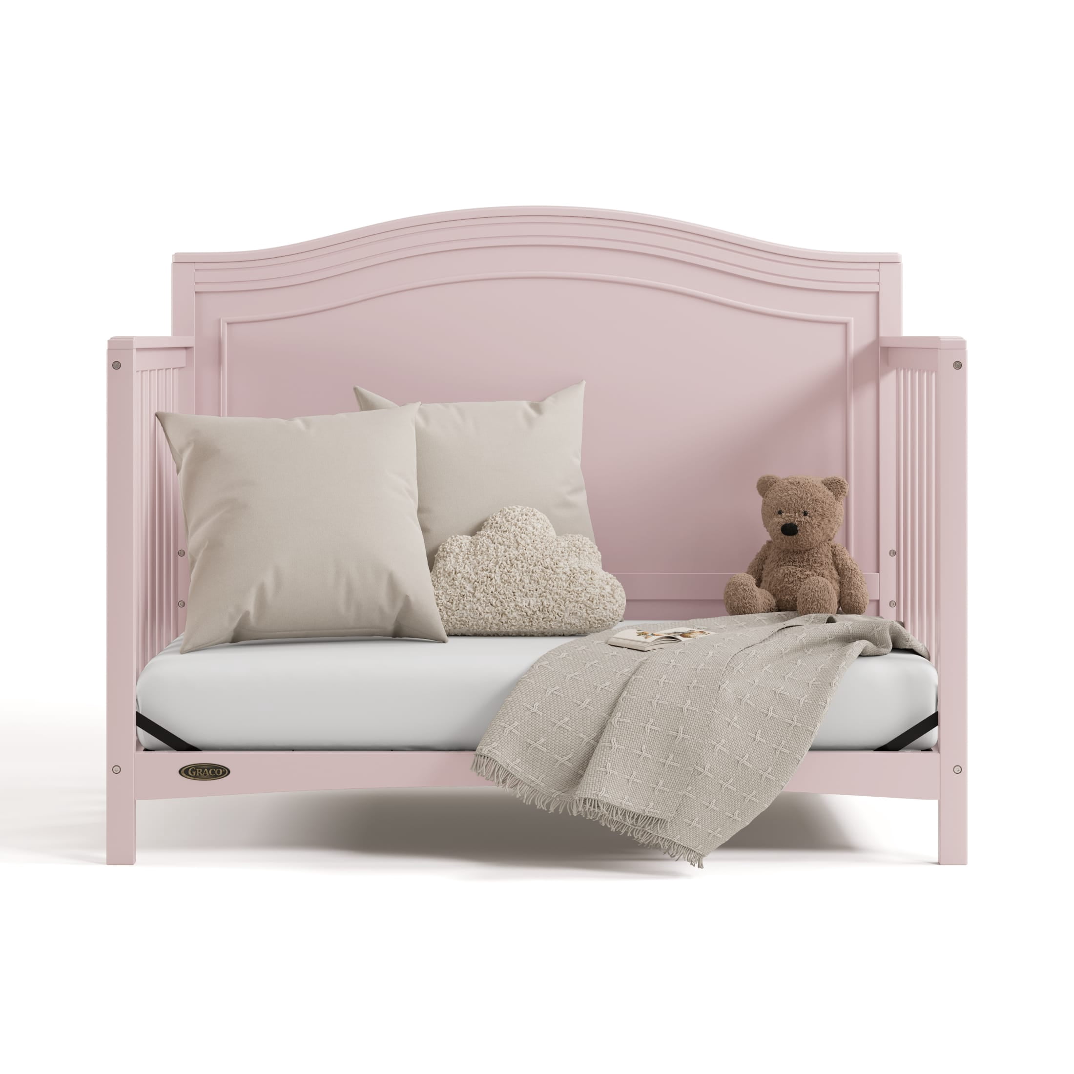 Graco Paris 4-in-1 Convertible Baby Crib, Blush