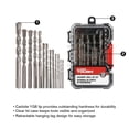 thumbnail image 2 of Hyper Tough 14-Piece Masonry Drill Bit Set, Carbide YG8 Tip,Clear Lid Case, 2 of 7