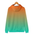 thumbnail image 2 of Fashion Spring Autumn Hoodies For Men Women Zipper Sweatshirt Unisex Jackets Colourful Gradient Hoodie Zipper Hooded Coat, 2 of 3