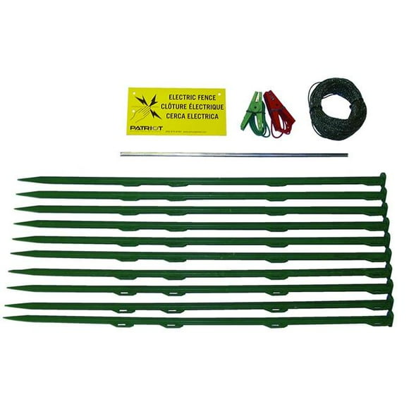 Patriot 824168 18 ft. Pet & Garden Electric Fence Accessory Kit - Green