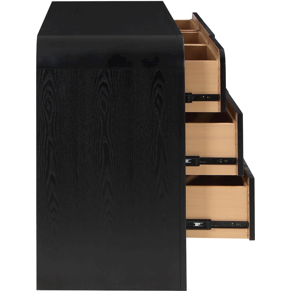 Meridian Furniture Siena Black Night Stand