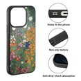 thumbnail image 2 of FINCIBO Soft Rubber Protector Cover Case for Apple iPhone 14 Pro Max 6.7" 2022, Gustav Klimt Flower Garden, 2 of 5