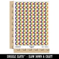 thumbnail image 2 of Japanese Akita Dog Solid 200+ Round Stickers - Rainbow - Gloss Finish - 0.50" Size, 2 of 3