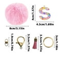 thumbnail image 2 of Bwiyojiz Home Decor Christmas Decorations Hanging Ornaments Initial Letter Keychain, Gifts for Her, 2 of 5