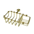 thumbnail image 1 of Kingston Brass CC2142 7 Inch Riser Mount Soap Basket - Polished Brass, 1 of 2