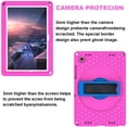 thumbnail image 5 of Nalacover Case for Samsung Galaxy Tab A9 Plus 11-inch 2023/X210/X215/X216, Military Grade Heavy Duty Silicone PC Protection Rugged Cover with Rotating Stand & Handle & Shoulder Strap, Rose, 5 of 10