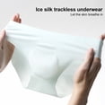 thumbnail image 3 of zeranth Men Briefs Transparent Stretchy No Trace Hidden Waistband Plus Size Quick Dry Underpants Panties Underwear for Honeymoon, 3 of 7