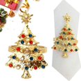 thumbnail image 5 of Napkin Rings Christmas Napkin Ring 4pcs Napkin Rings Christmas Tree Ring Christmas Shape Christmas Tree Deer Napkin Buckle Wedding Table Decoration Christmas, 5 of 5