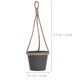 thumbnail image 2 of unbranded Macetero Colgante Para Plantas Con Simple Y Decorativo Para Hogar Y Oficina, 2 of 8