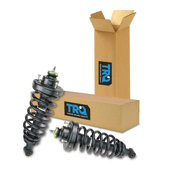 TRQ Rear Strut & Coil Spring Assembly Set Driver & Passenger Sides Fits Select 06-10 Ford Explorer Mercury Mountaineer