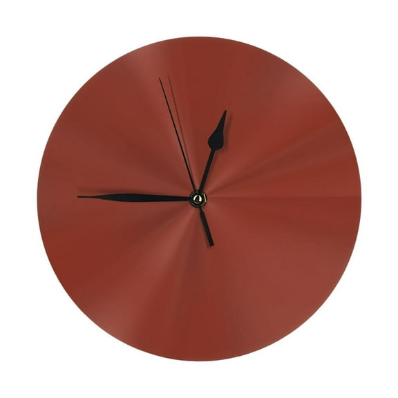 Wall Clocks Burnt Umber Decorative for Living Room Kitchen Home Bedroom