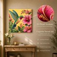 thumbnail image 3 of Hummingbird Carrying Flowers DIY Framed Pearl Painting Kit, Special Shaped Drill Diamond Art Painting Kit, Pearl Gem Art, 20x20cm, 3 of 16