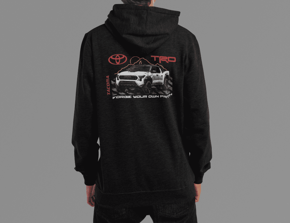 Toyota TRD Tacoma Zip-Up Hoodie-Forge Your Own Path