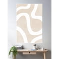 thumbnail image 2 of Squiggle Line Art Poster Wall Art, Modern Wall Decor For Living Room Bedroom, 24x36 UNFRAMED, 2 of 3