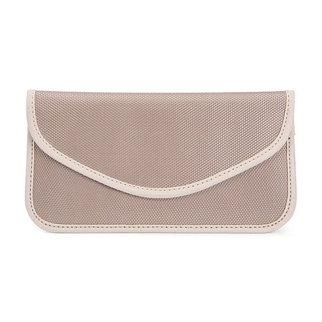 Bolsa de protección de señal antirradiación de doble capa antiposicionamiento para teléfono móvil Bolsa antimagnética RFID antiescaneo