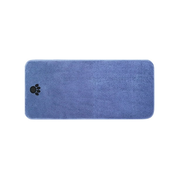 Toallas de Baño Grandes Toalla de Baño de Mascotas 50x100cm Microfibra Azul Super Absorbente, Toallas de Baño de Microfibra Corales de Lana de Gatos de Perro Secando Paño de Cuidado Seco Rápido