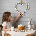 thumbnail image 2 of WEGFTDUOP Easter Festival Supplies Easter Egg-shaped Rattan Wreath Decoration And Easter Party Garland And Holiday Decoration, 2 of 5