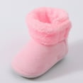 thumbnail image 6 of Dakaela Infant Baby Boots Boys Girls Plush Winter Snow Bowknot Boot Newborn Toddlers Crib Walking Shoes, 6 of 9