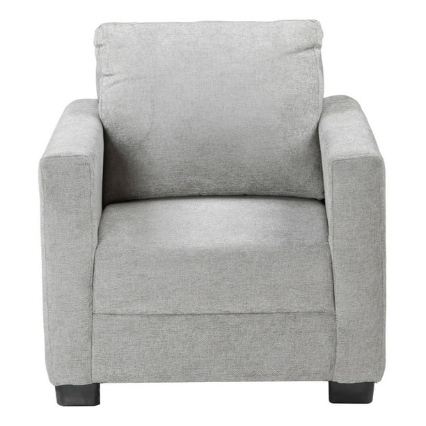 Sillón Dicasa Gales 1 Plaza Gris para Sala
