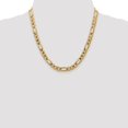 thumbnail image 4 of 10K Yellow Gold Figaro Chain Styles Necklace 7.5 mm Concave Bracelet 20 inch, 4 of 4