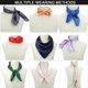 thumbnail image 5 of 15 Piezas Bufanda de Cuello Cuadrado para Mujer Pañuelo de Colores Sólidos Mezclados Envolturas para la Cabeza Bufanda Olaof Bandana, 5 of 5