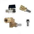 thumbnail image 1 of Car Wash Kit - 1/4 Adapter Fittings Set, for Pressure Washer/Air Compressor, Durable Metal, Easy Installation, Versatile, 1 of 5