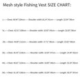 thumbnail image 1 of Chaleco de verano para hombre, trabajo al aire libre, Safari, pesca, viaje, foto, chaleco con bolsillos, chaleco de pesca de malla fina de verano, negro Feliz Sencillez, 1 of 3