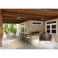 thumbnail image 2 of Hunter Fan Company Cassius 44" Indoor/Outdoor Ceiling Fan, Matte Silver, 2 of 7