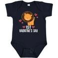 thumbnail image 3 of Inktastic First Valentines Day Baby Boy Lion Boys Baby Bodysuit, 3 of 5
