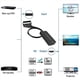 thumbnail image 2 of 2X Convertidor de Euroconector A Convertidor de Audio Adaptador de Caja de Cable de Video Compatible con Adaptador de Conversión HD 1080P, 2 of 5