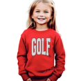 thumbnail image 3 of Golf Sweatshirt for Women Kids  Cute Preppy Golf Crewneck Pullover Red Sweatshirt Youth Large, 3 of 8