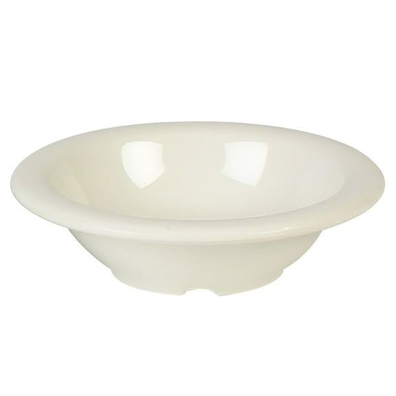 Excellante Color Ivory Melamine Dinnerware Collection 4.75 Inch Salad Bowl - 4 Oz, Comes in Dozen