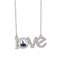 thumbnail image 1 of Faly Stars Geometry Art Pattern Love Necklace Pendant Charm Jewelry, 1 of 3