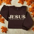 thumbnail image 2 of Christian sweatshirt- jesus the way the truth the life - bible verse sweatshirt for Unisex- religious gift -jesus sweatshirt, 2 of 5