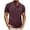 Wine, variant on fatyb Men's Pocket Casual Shirts Crewneck Button up Pullover Shirts Short Sleeve Summer Mens Tshirts