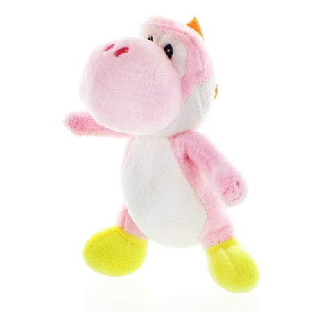 NWT 8" Nintendo Super Mario Bros Yoshi Plush Toy Stuffed Licensed - Pink