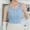 Light Blue, variant on WXLWZYWL Womens Crop Tank Tops Crewneck Sleeveless Ribbed Knit Slim Fitted Shirts Summer Casual Basic Tees 2026